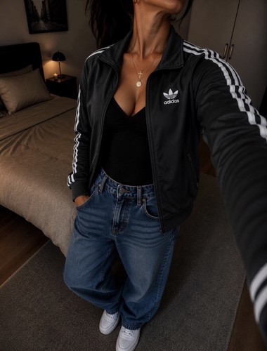 Adidas firebird jacke schwarz - adidas,